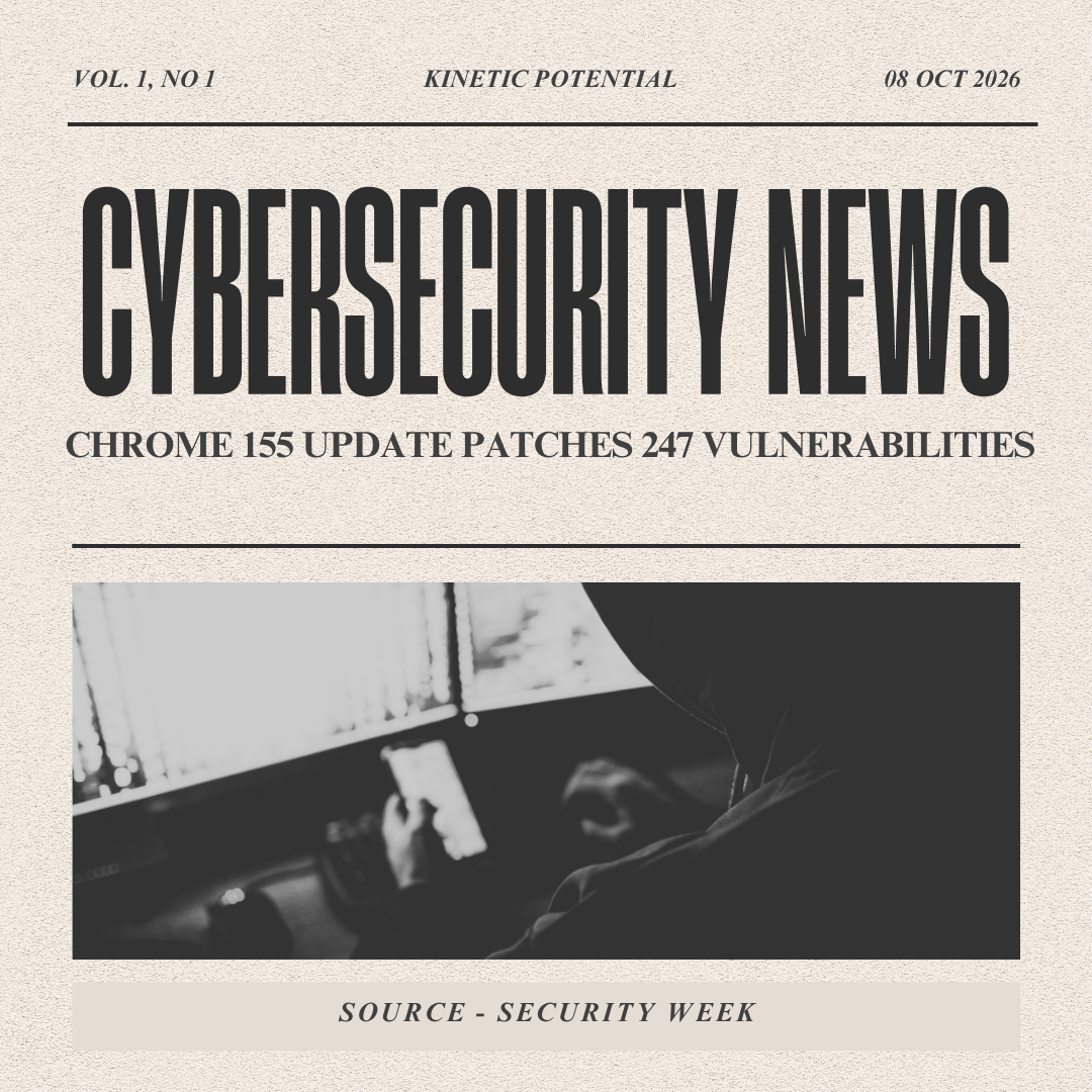 Cybersecurity News Kinetic Potential