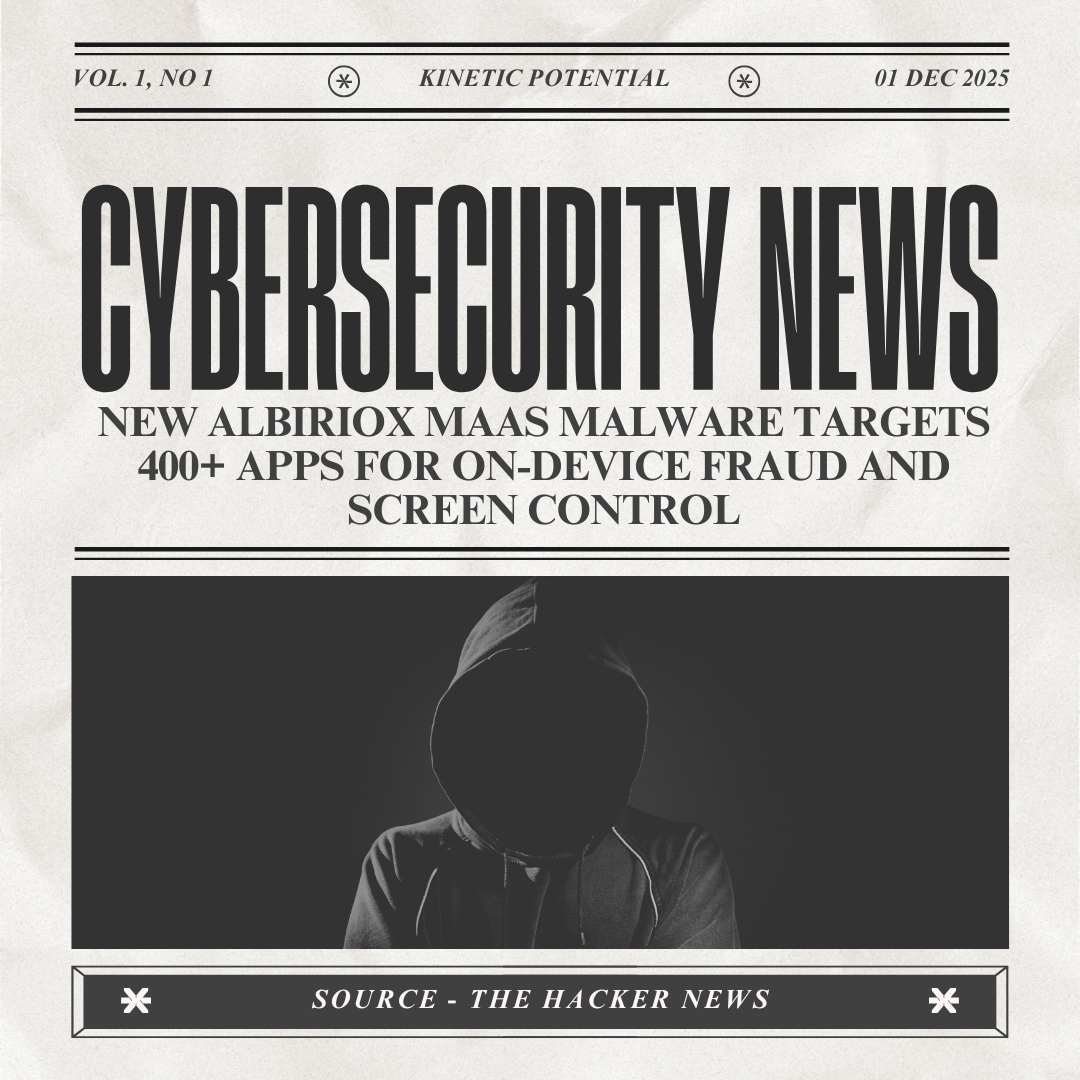 Cybersecurity News Kinetic Potential