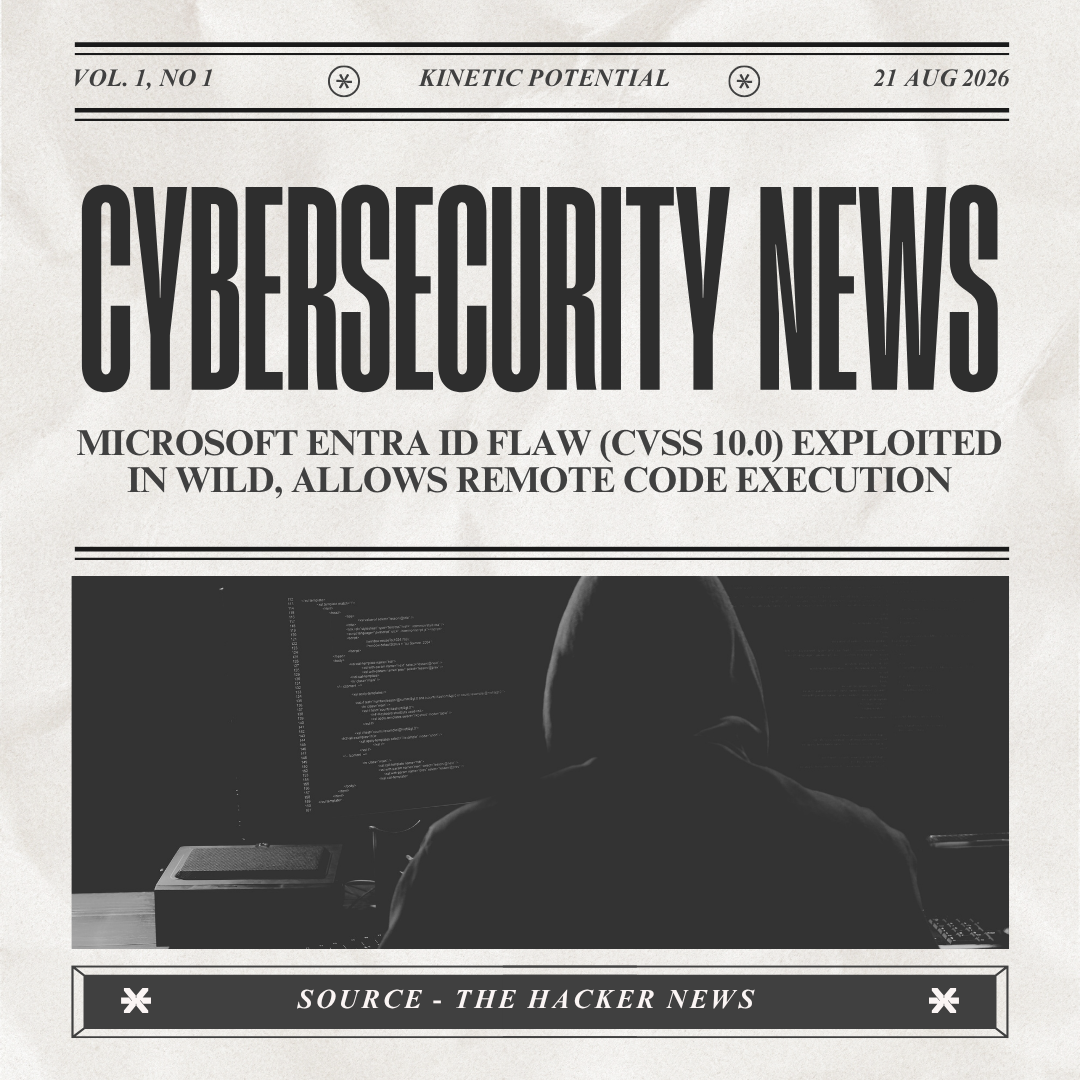 Cybersecurity News Kinetic Potential