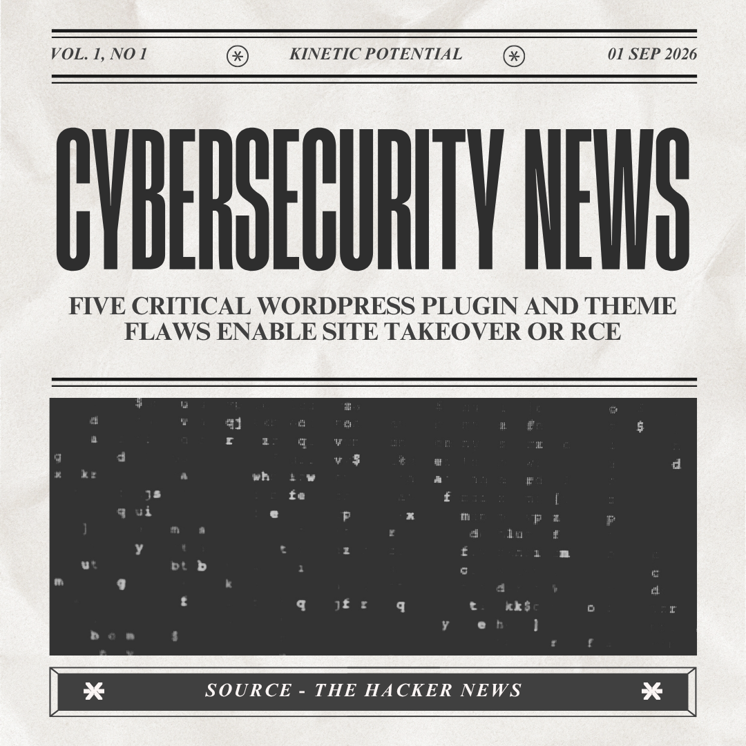 Cybersecurity News Kinetic Potential