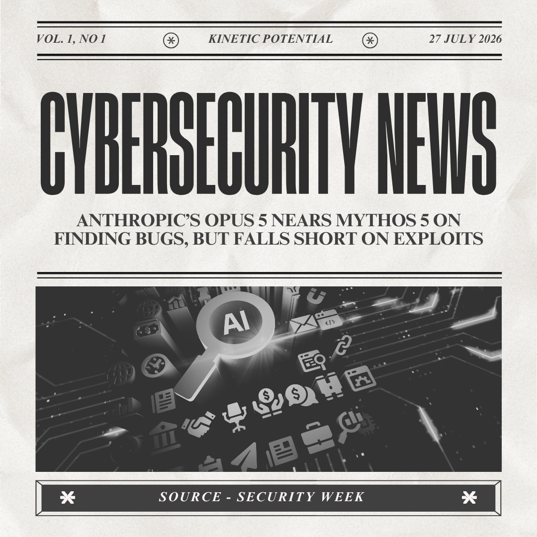 Cybersecurity News Kinetic Potential