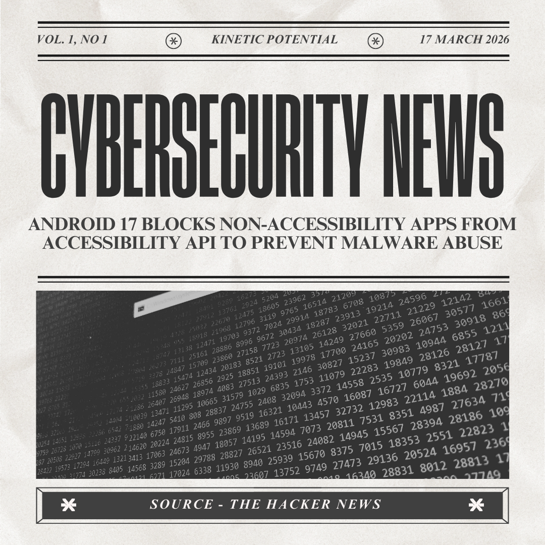 Cybersecurity News Kinetic Potential