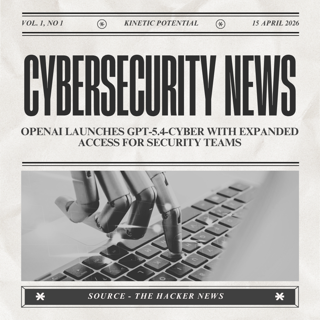 Cybersecurity News Kinetic Potential