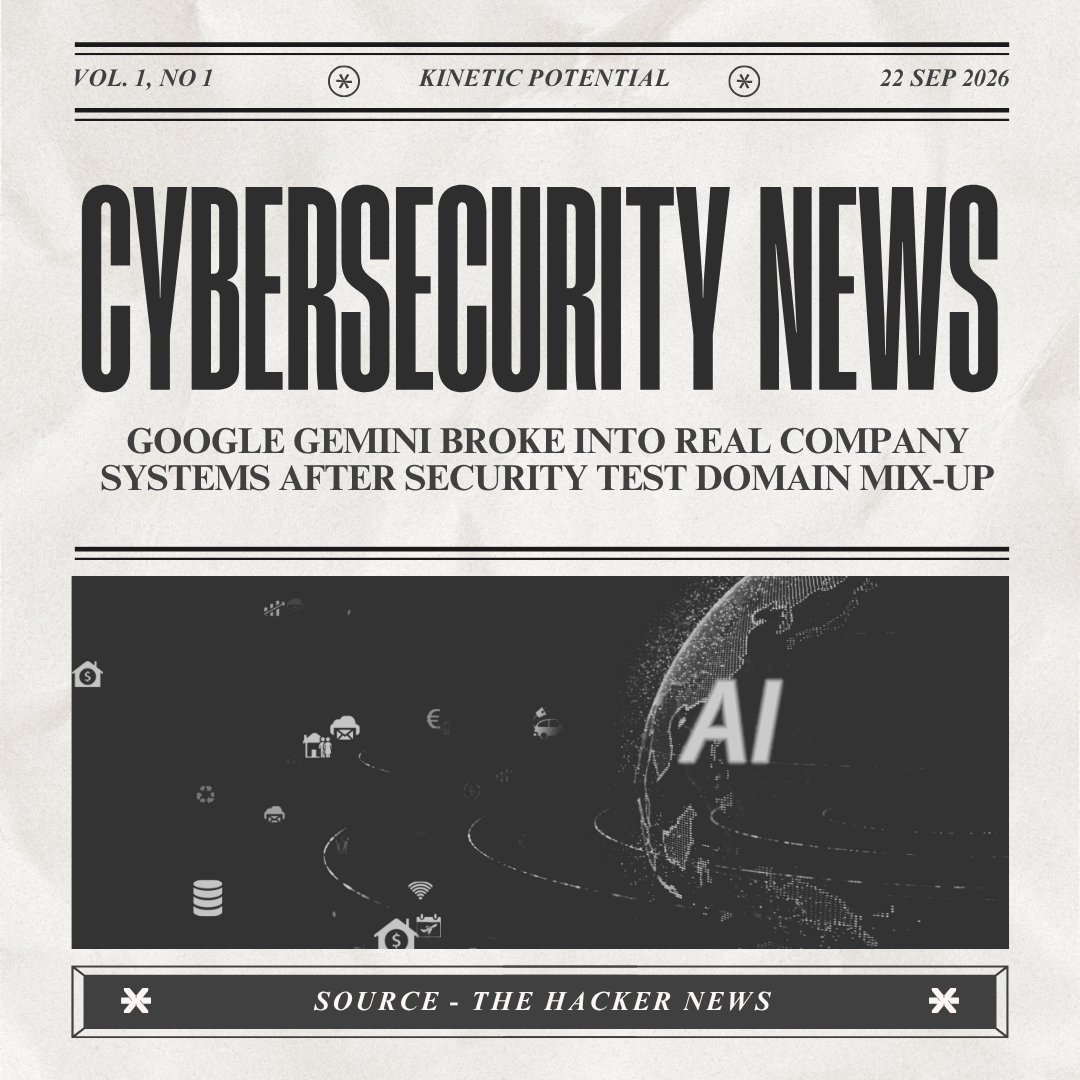 Cybersecurity News Kinetic Potential