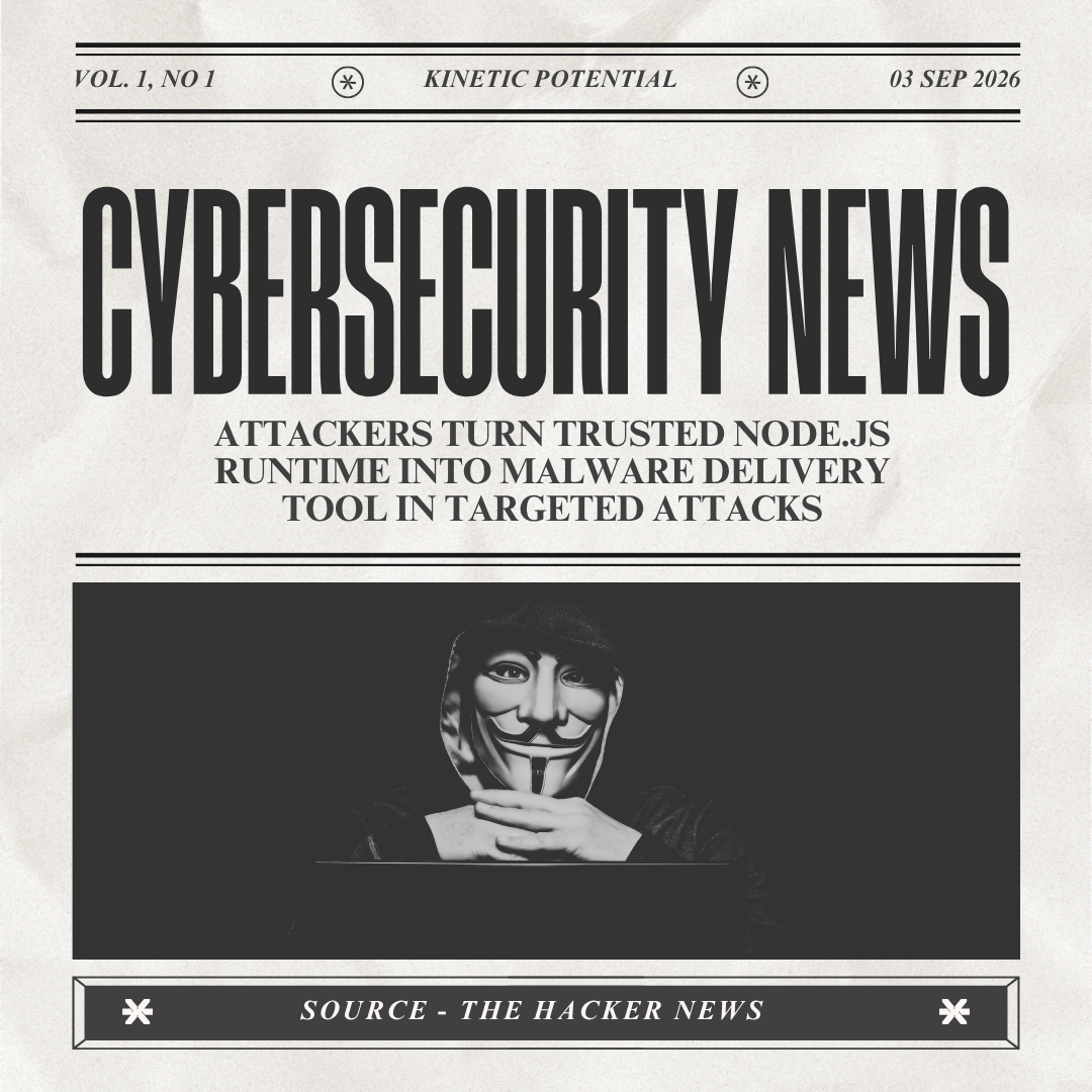 Cybersecurity News Kinetic Potential