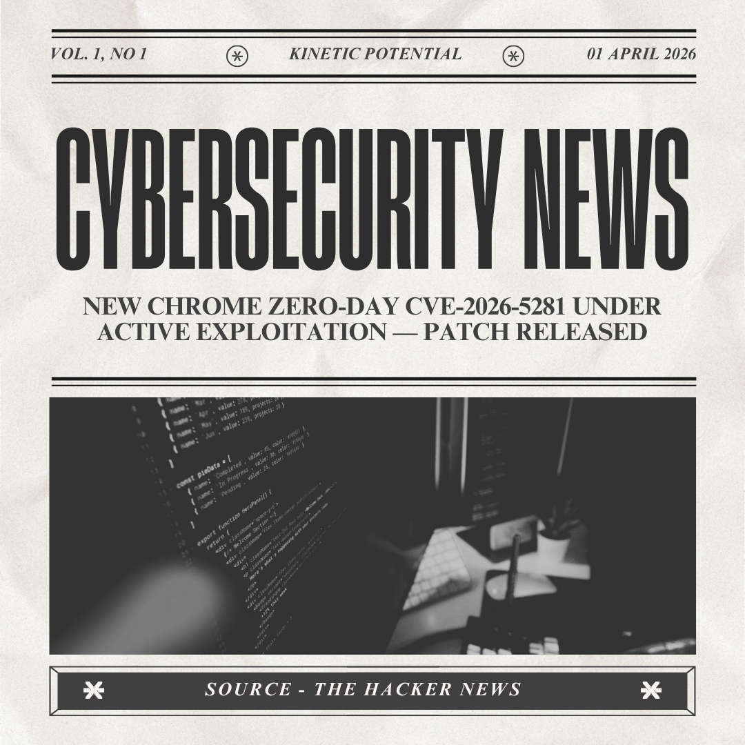 Cybersecurity News Kinetic Potential