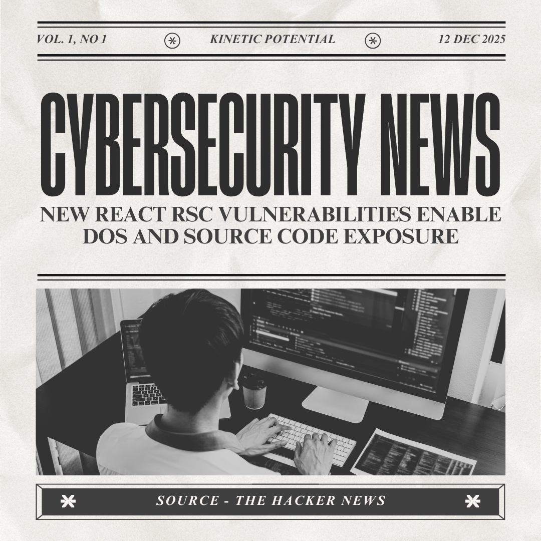 Cybersecurity News Kinetic Potential