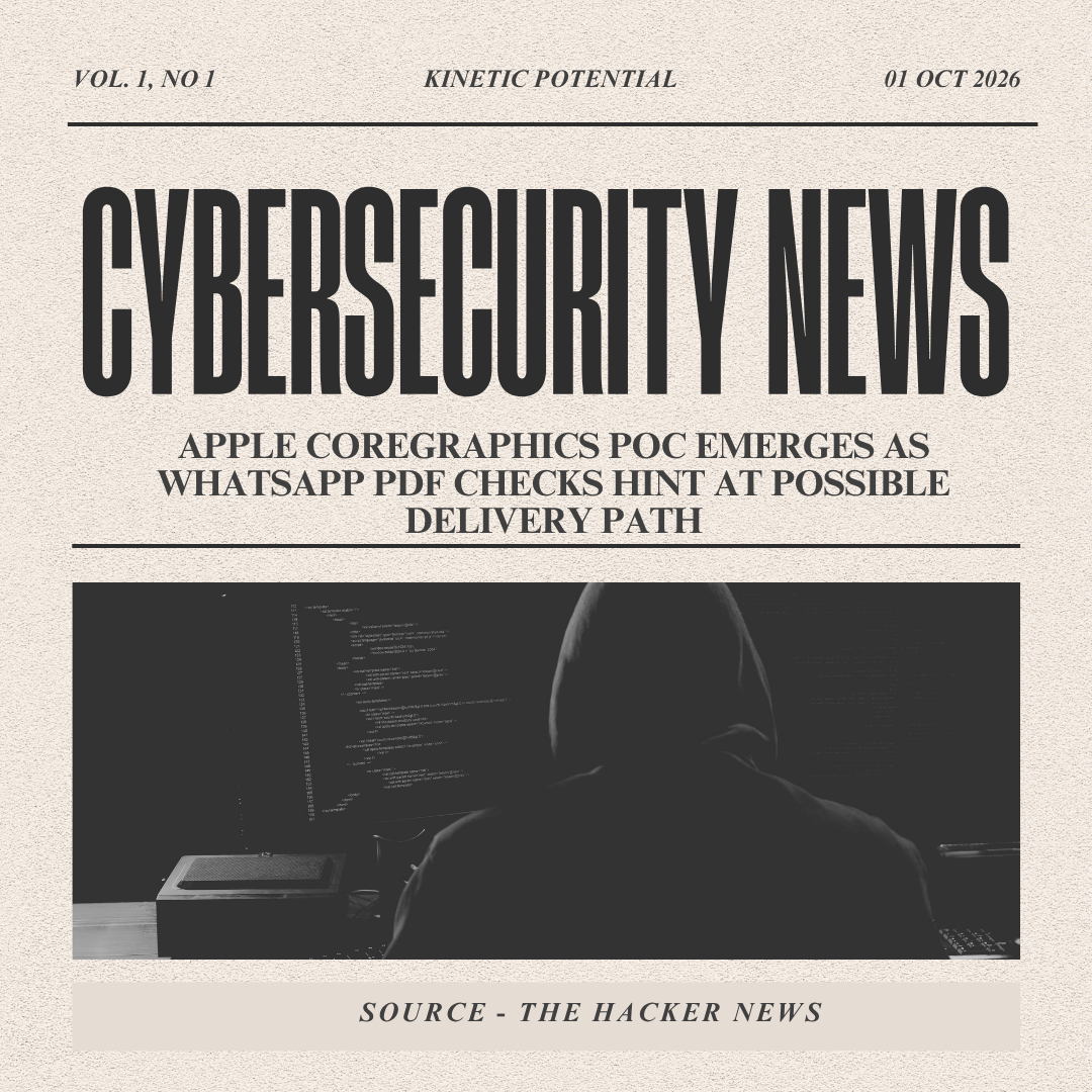 Cybersecurity News Kinetic Potential