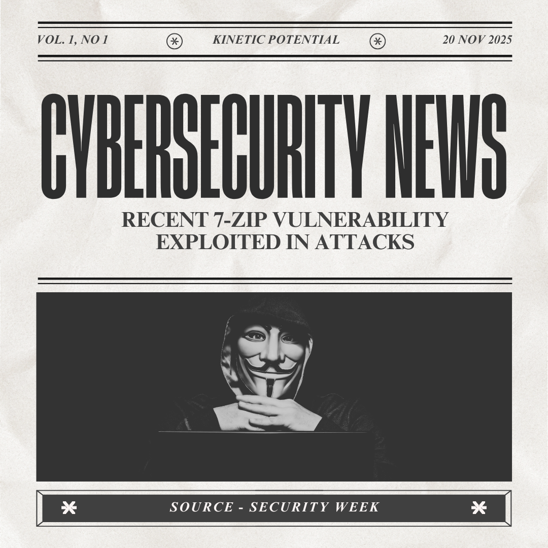 Cybersecurity News Kinetic Potential