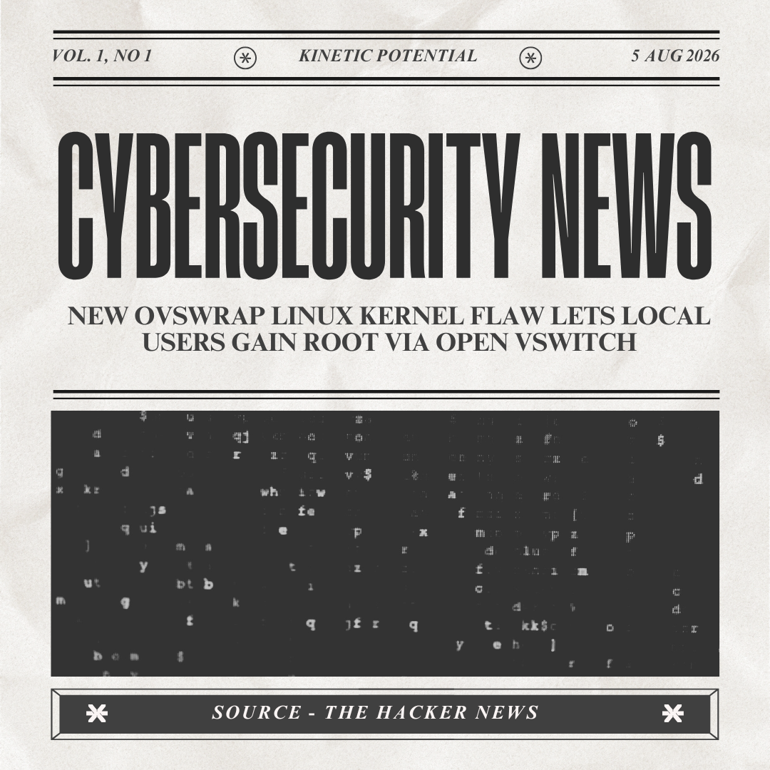 Cybersecurity News Kinetic Potential