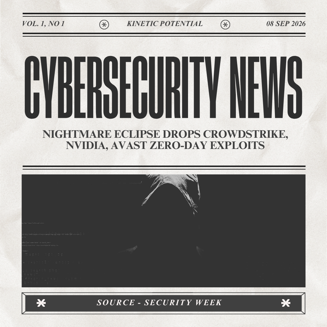 Cybersecurity News Kinetic Potential