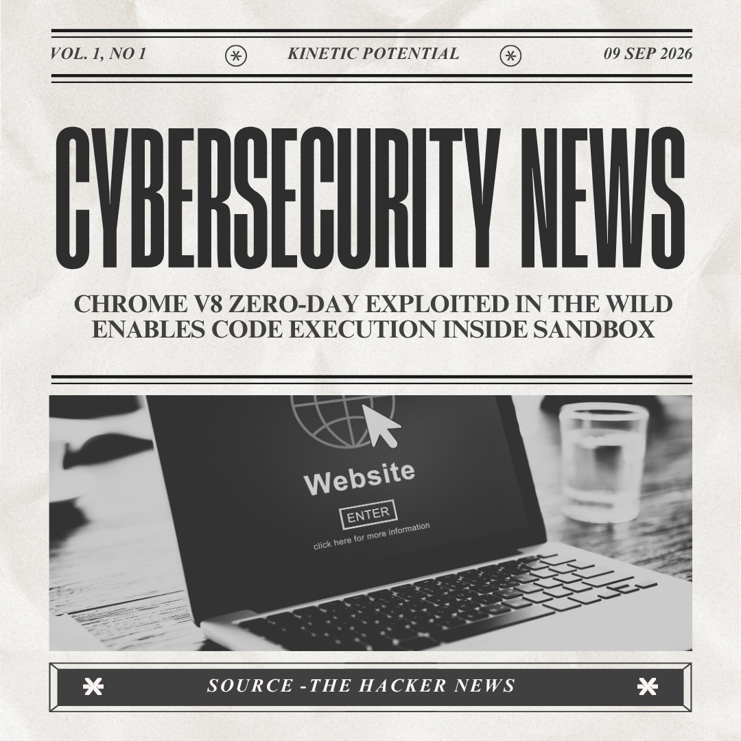 Cybersecurity News Kinetic Potential