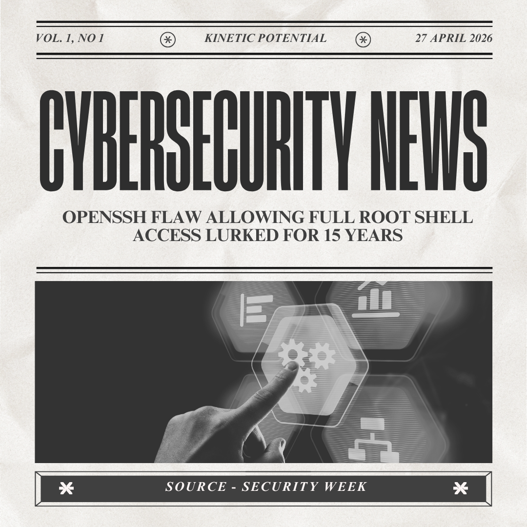 Cybersecurity News Kinetic Potential