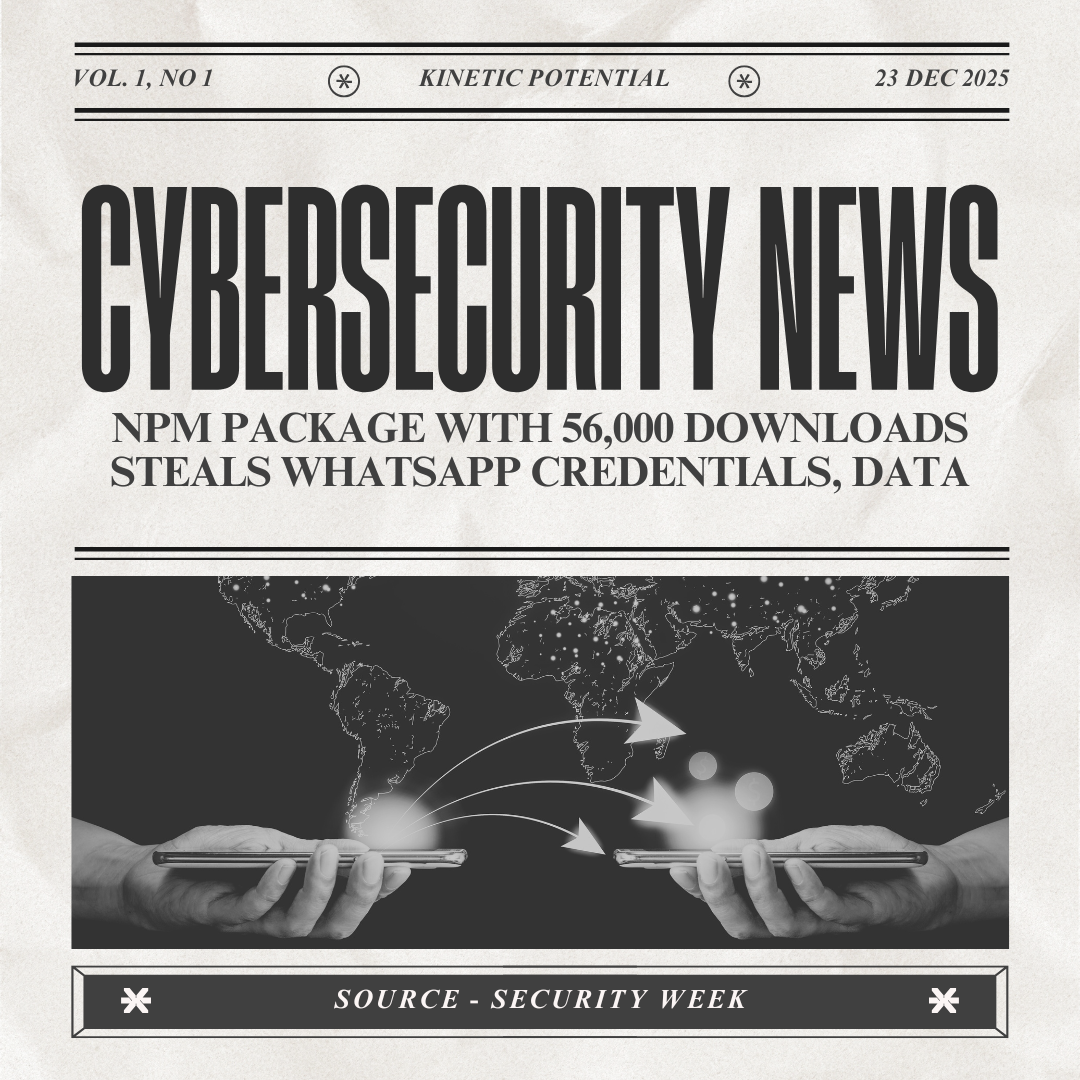 Cybersecurity News Kinetic Potential