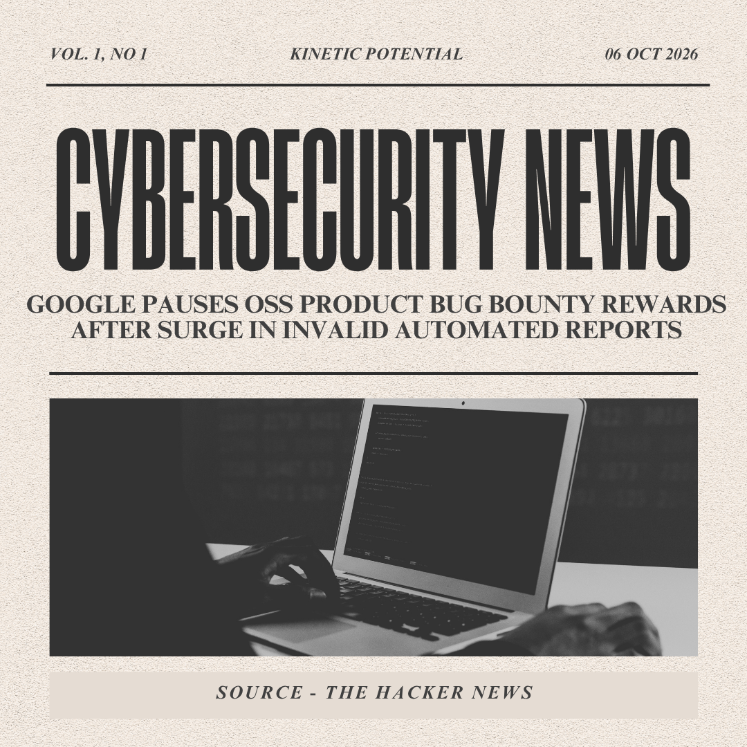 Cybersecurity News Kinetic Potential