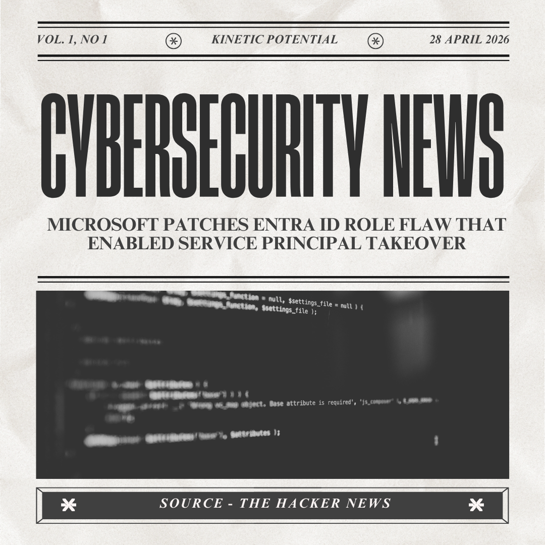 Cybersecurity News Kinetic Potential