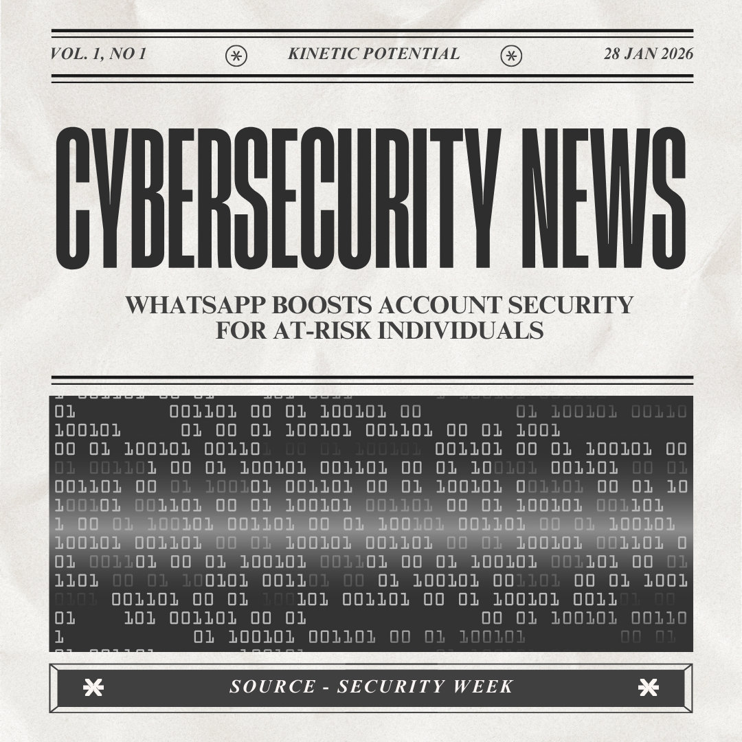 Cybersecurity News Kinetic Potential