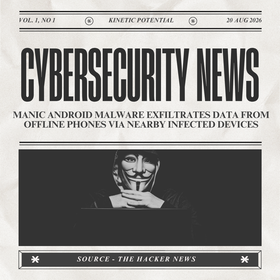 Cybersecurity News Kinetic Potential