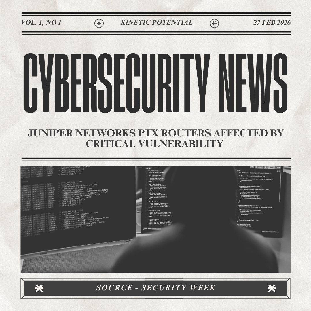 Cybersecurity News Kinetic Potential