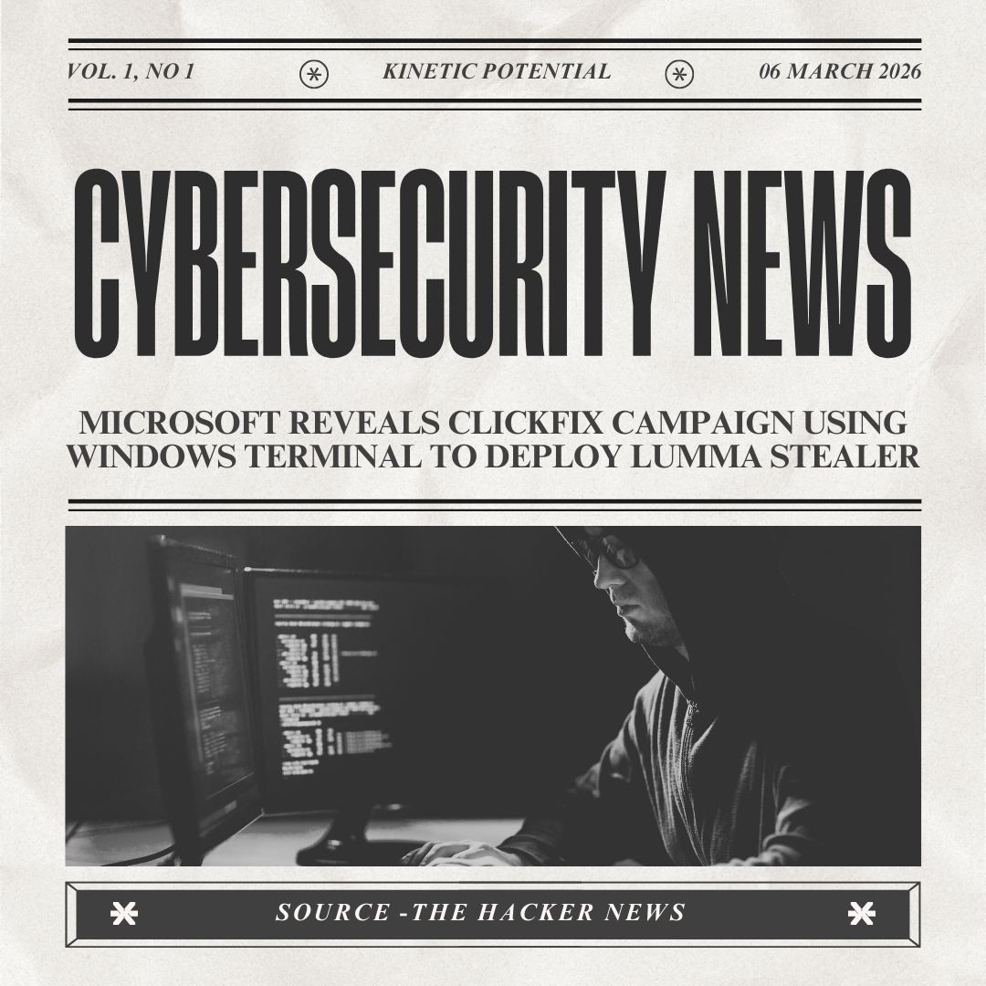 Microsoft Reveals ClickFix Campaign Using Windows Terminal to Deploy ...