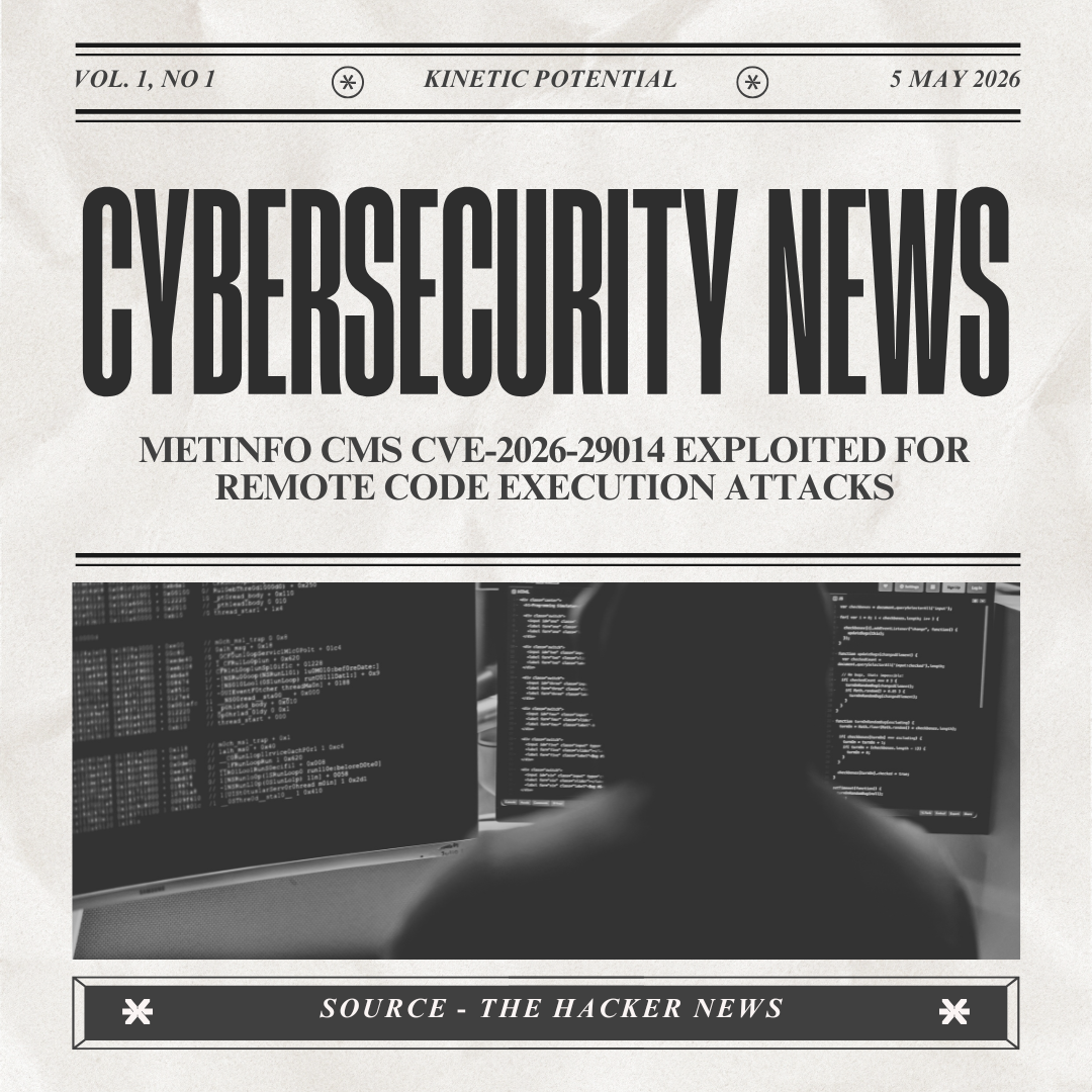 MetInfo CMS CVE-2026-29014 Exploited for Remote Code Execution Attacks ...