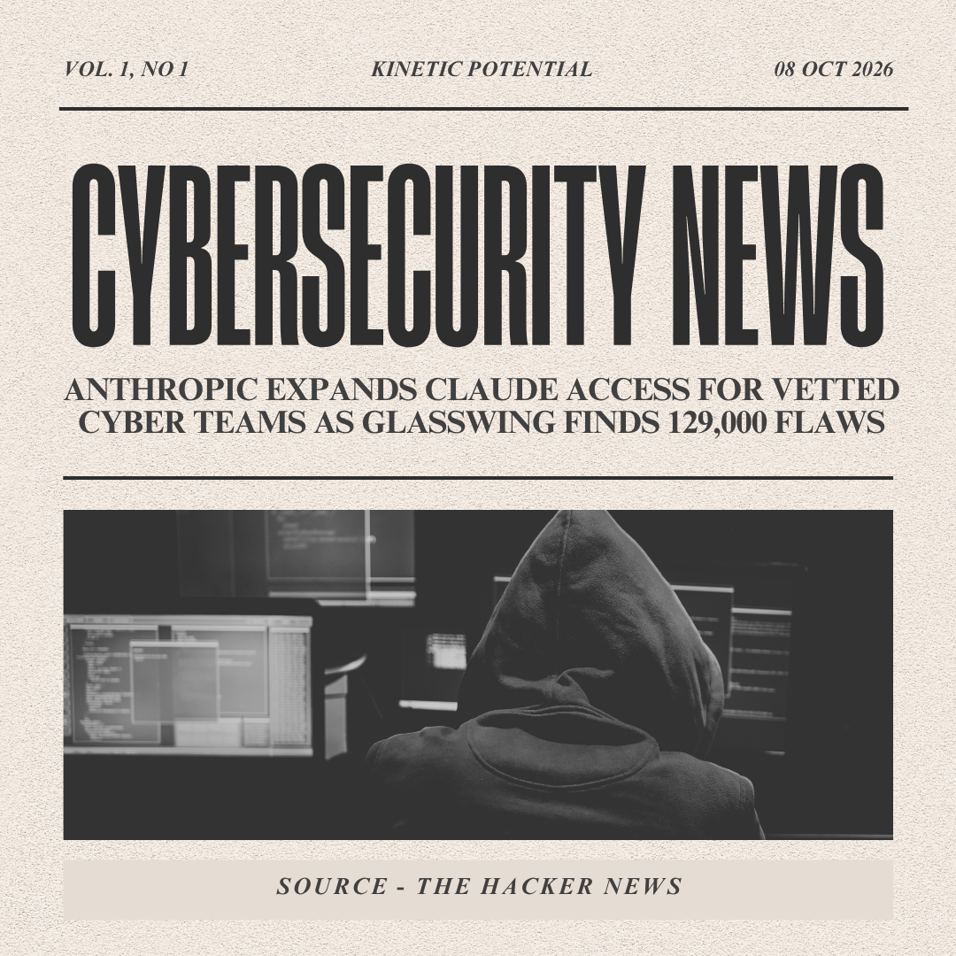 Cybersecurity News Kinetic Potential