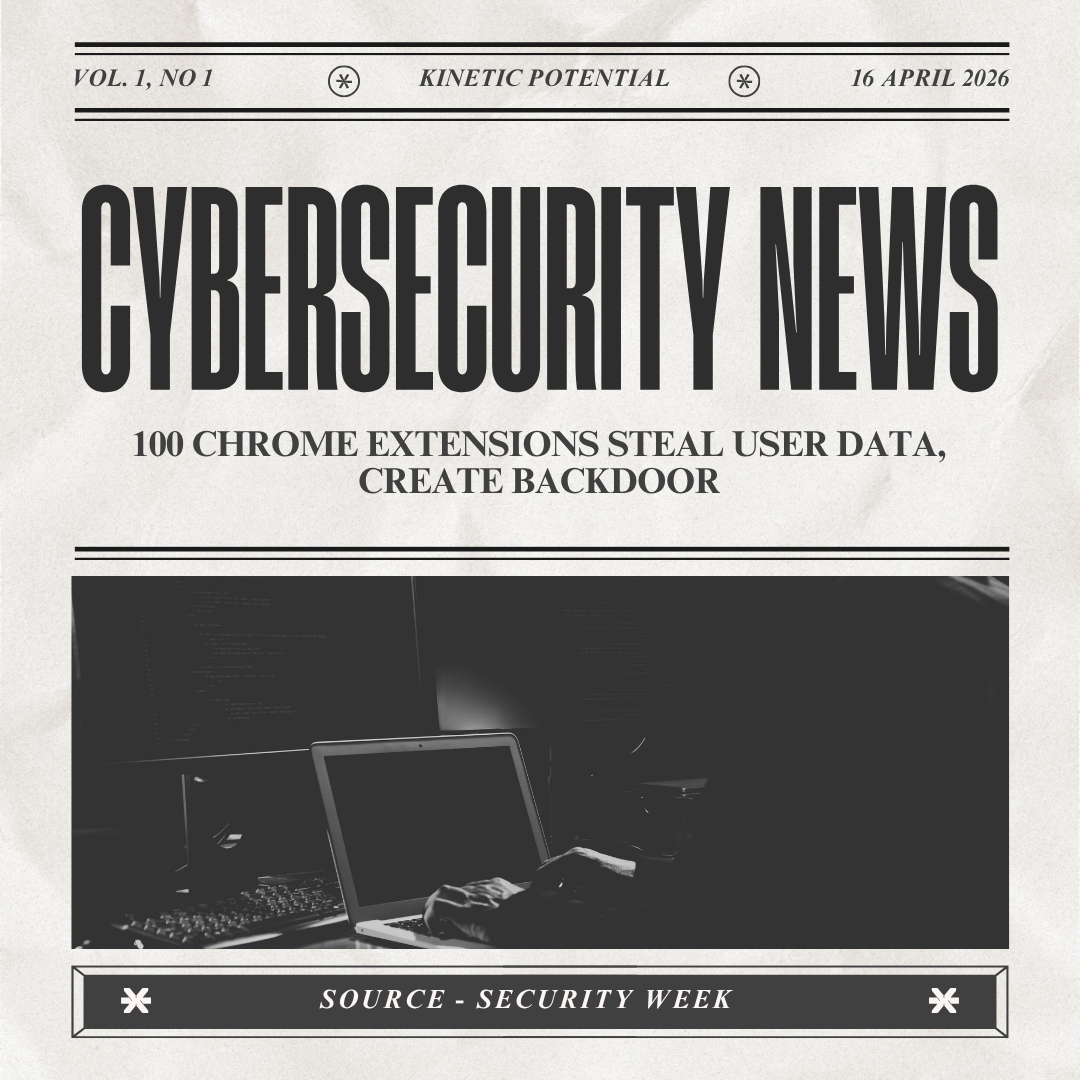 Cybersecurity News Kinetic Potential